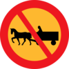 No Horse And Carts Sign Clip Art